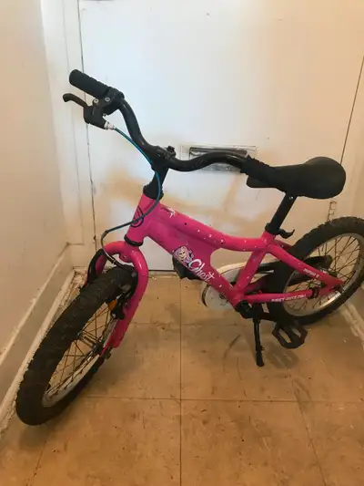 Note: If posting it is available. Ghoust girl bike, 16 inches wheels, 16*2.125 very new tires, frame...