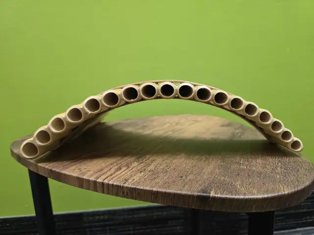 Pan flute (panpipe) + leather bag (Not Used, New!) in Hobbies & Crafts in City of Montréal - Image 6