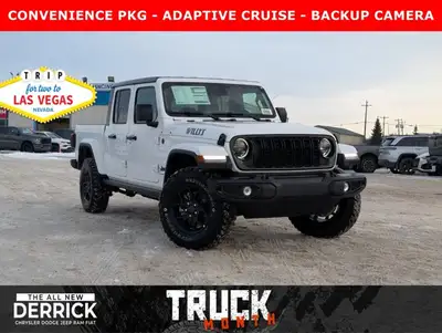 The new 2026 Jeep Gladiator Willys is a rugged and capable midsize pickup designed for both adventur...