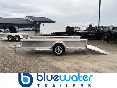Canadian Mennonite Built Single Axle Aluminum Utility Trailer is $4,470.00 or $89.39/month! Ord: E19...