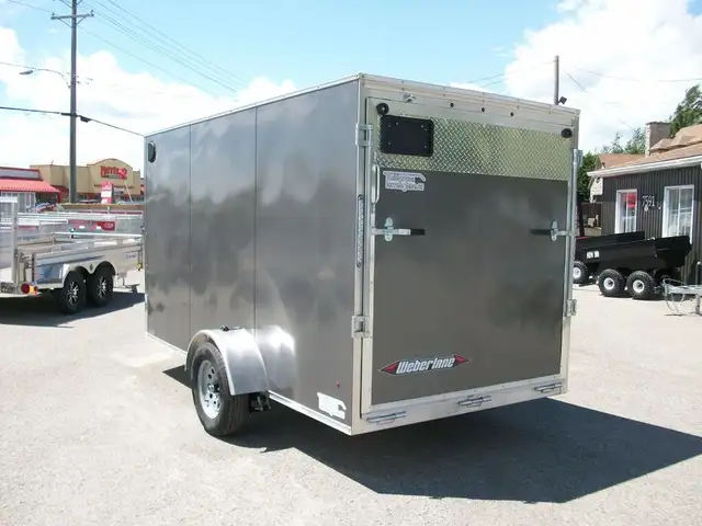 2025 Weberlane ALUMINIUM 6' X 12' V-NOSE 1 ESSIEUX VTT MOTO TRAC in Cargo & Utility Trailers in Laval / North Shore - Image 9