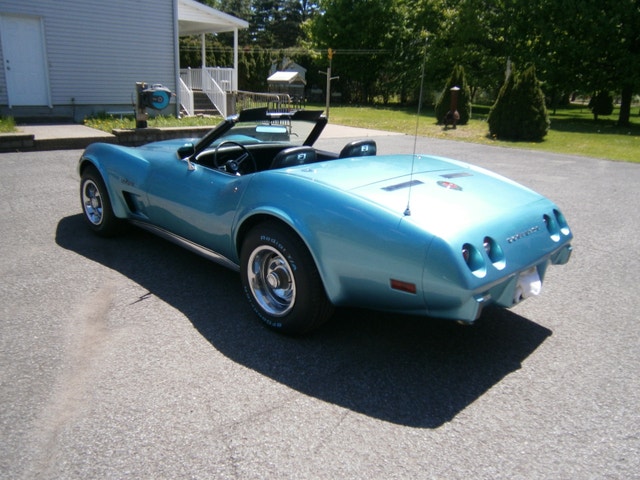 1975 corvette stingray décapotable match number 45130 miles — photo 2