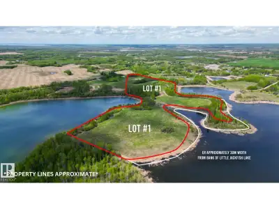 Welcome to Lot #1, a rare 36 +/-acre lakefront property on the shores of Jackfish Lake, just 45 minu...