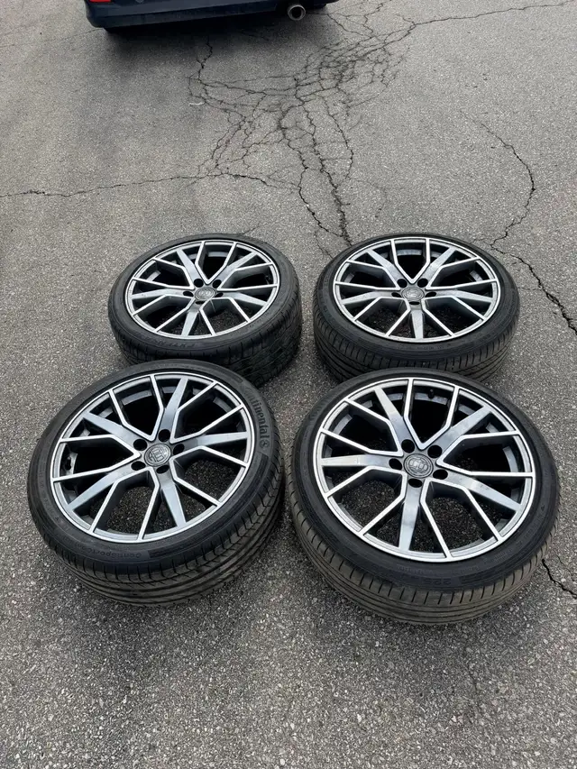 225/40/19 & 255/35/19 Bmw M340 mercedes C43 all season 5x112 in Transmission & Drivetrain in Mississauga / Peel Region - Image 3