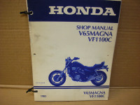 Used Honda Shop Manual 1983 V65 Magna