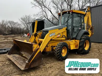2003 Deere 410G Backhoe with Extendahoe 4WD Extenda Stick Hoe WE SHIP DIRECT TO YOU, USA, and Worldw...
