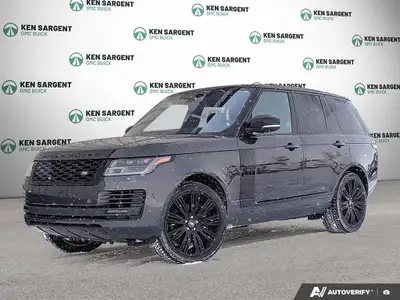 Introducing the remarkable 2022 Land Rover Range Rover Westminster, a stunning black SUV with a soph...