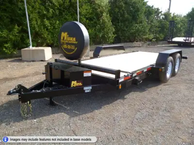 Tilt & Load Float Trailer By Miska Trailers - Made in Canada Easy to Load, 7 Ton Models starting at...