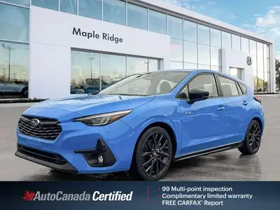 Experience precise control and engaging performance in the 2024 Subaru Impreza RS Hatchback. This st...
