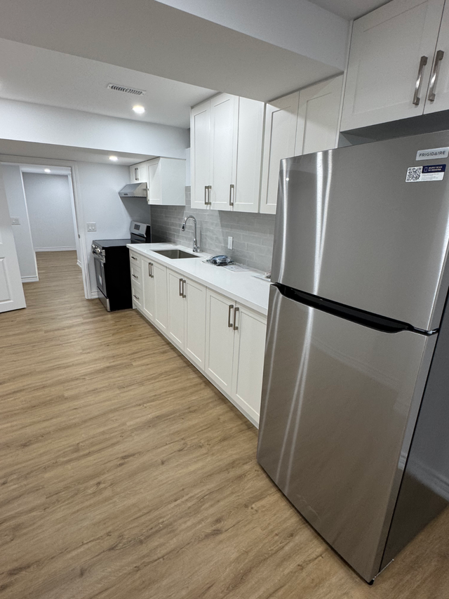 Brand New One Bed Basement Apartment