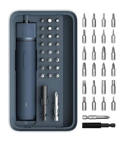 Rechargeable Screwdriver Set - 25 Bits, Carry Case, View more