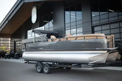 Includes Mercury 200hp Engine & Tandem Axle Trailer. https://vettapontoons.ca/feature/kuhl ... ... ....