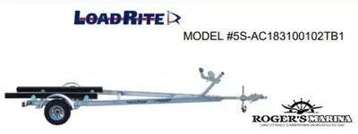 2022 Load Rite 5 STARR Aluminum Single Axle Roller 5S-AR183100102TB15S-AR roller trailers feature ou...