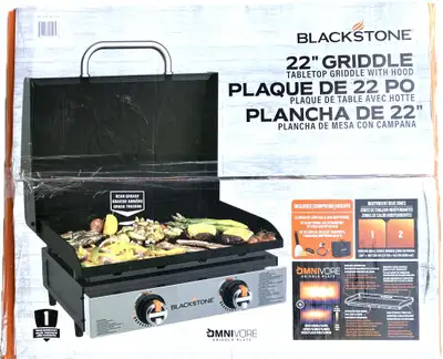 Blackstone 22”griddle Tabletop Griddle With Hood, View more