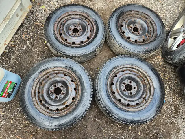 215 65 16 - RIMS AND TIRES - BLIZZAK - WINTERS - SET - TOYOTA in Tires & Rims in Kitchener / Waterloo - Image 7