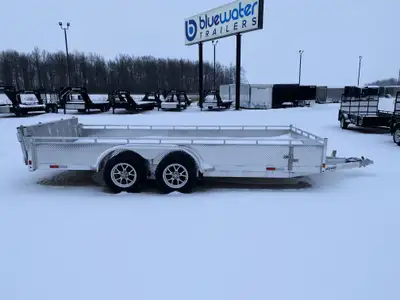 Canadian Mennonite Built Tandem Axle Aluminum Utility Trailer is $6,450.00 or $128.99/month! Ord: E1...