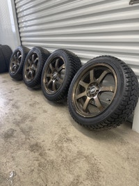 Set of 4️⃣ Universal 5 Bolts Wheels  225/45r17 94T XL Winter Tir Mississauga / Peel Region Toronto (GTA) Preview