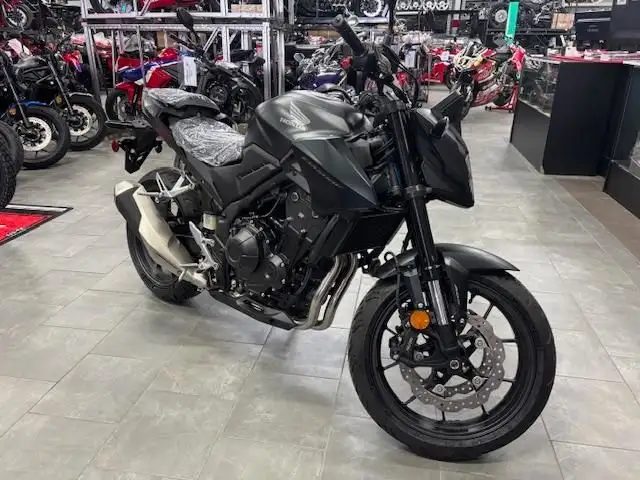 2025 HONDA CB 500 FAS ABS Black in Sport Bikes in Winnipeg - Image 3