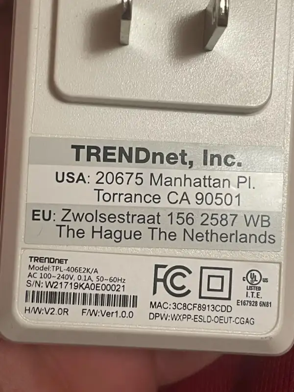 TRENDnet TPL-406E2K Powerline 500 AV Nano Adapter in Networking in City of Toronto - Image 4