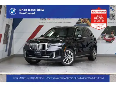 2025 BMW X5 xDrive50e 3.0L I6 AWD 8-Speed Automatic EXTERIOR - BLACK SAPPHIRE METALLIC INTERIOR - SI...
