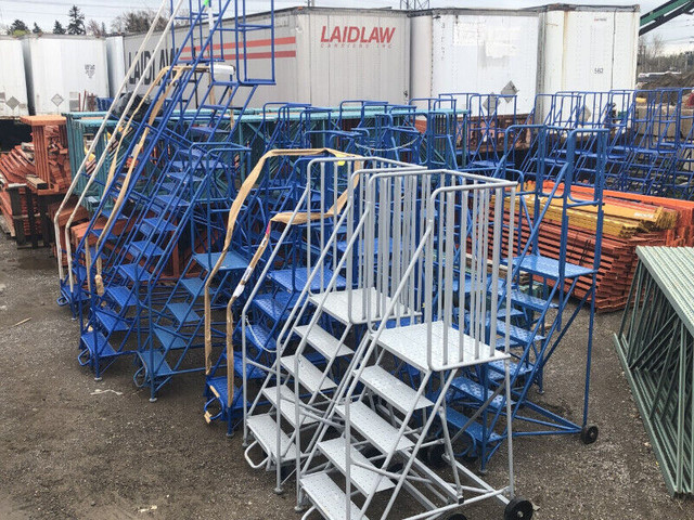 (LOWEST PRICE) NEW AND USED ROLLING LADDERS. in Other Business & Industrial in Oakville / Halton Region - Image 2