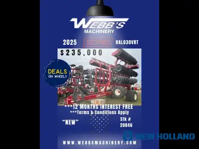 2024 SALFORD HALO 30 VRT DISC High Speed Disc, 30' HALO VRT (Variable Rate Tillage), Otico Rollers,...