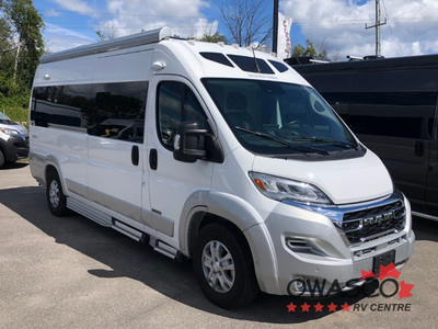 Roadtrek Class B gas motorhome Zion highlights: 13' Retractable Power Awning Exterior Shower Convert...
