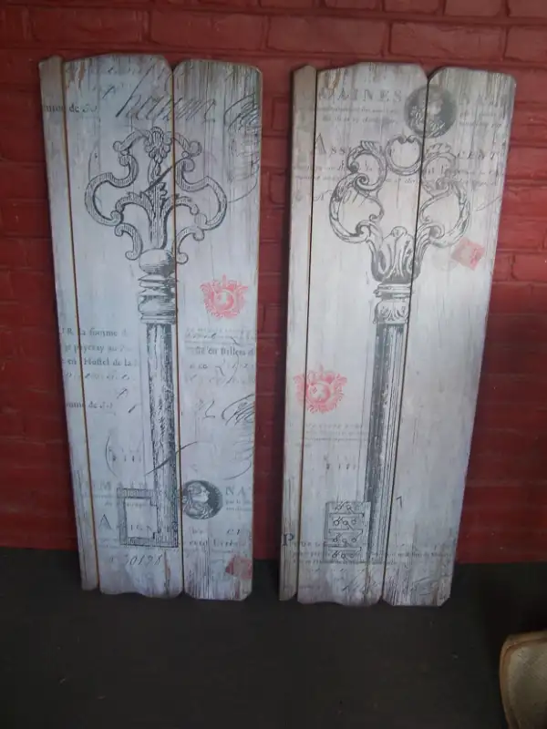 Wood Wall Art (Large) from Home Sense (Shabby Sheek  Design) in Home Décor & Accents in Hamilton - Image 2