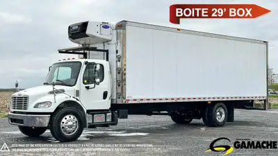 Heavy truck / Camion lourd - # STOCK: C-35288 2018 FREIGHTLINER M2 106 CAMION FOURGON RÉFRIGÉRÉE 201...
