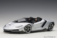 LAMBORGHINI CENTENARIO ROADSTER MATTE SILVER 1:18 AUTOART MODELS