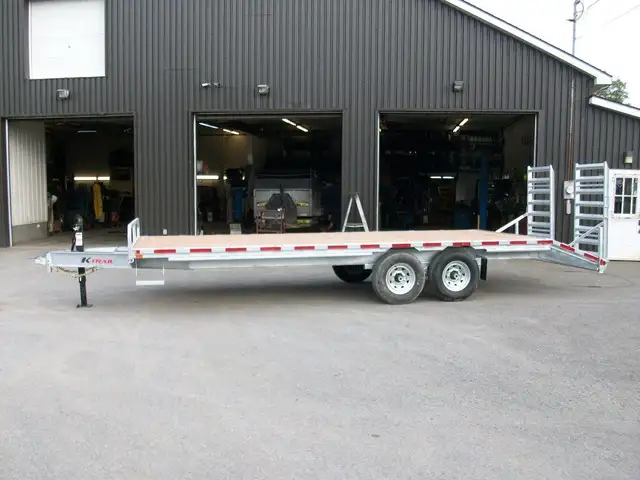 2025 K-Trail DECK OVER 8'.6in. X 23' 2X 7000LB RAMPE VTT MOTO TR in Cargo & Utility Trailers in Laval / North Shore - Image 6