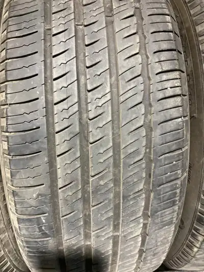 Four Used 225/55R18 98V Michelin Primacy Tour A/S tires. In good condition 5/32 tread remaining. All...