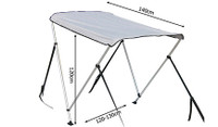New! Bimini Top Cover Canopy For Length 7.5 - 11 ft Inflatable