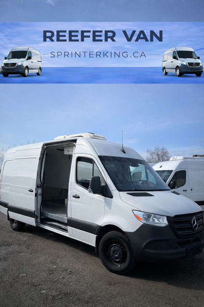 This exceptionally clean 2020 Sprinter fridge van refer unit that reaches -14c comes direct from Mer...