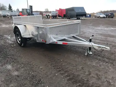 ACTION SERIES 5' X 8' ALUMINUM UTILITY TRAILER WITH REAR MESHED BI-FOLD GATE UPGRADE! Locally built...