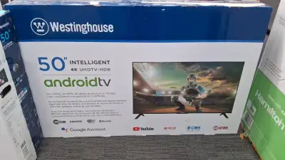 WESTINGHOUSE 50" 4KUHD ANDROID TV, View more