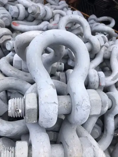 Clevis D-Shackel 1   1/2"(galvanisé) manille, View more