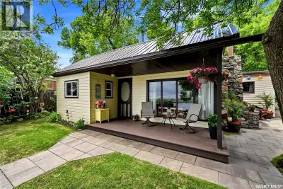 Katepwa Lake Waterfront Cottage with Boathouse and Guest House! Wake up to lake views and spend your...