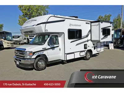 Forest River Sunseeker 2250 LE 1 extension CLASSE C Tissu : Lava, boiseries : River teak , Ford 7.3L...