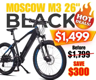 That's right! The emblematic NCM Moscow M3 IS ON SALE!! Check out our website at fullchargecycles.co...
