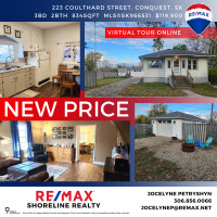 Home for Sale! 223 Coulthard Street, Conquest, SK
