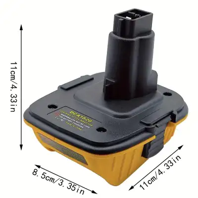 DCA1820 Dewalt 20V Battery Adapter for Dewalt 18V Tools Compatible with 20V MAX XR Lithium Battery D...