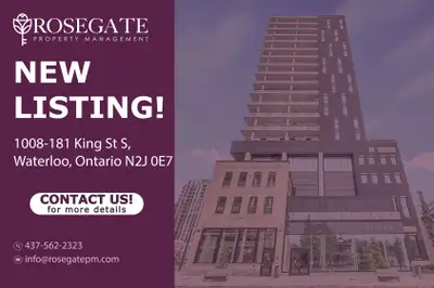Spacious 1-Bedroom Condo | Fully Renovated | Prime Uptown Waterl