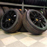 21" GLOSS BLACK Porsche Cayenne Wheels & Tires 295/35R21
