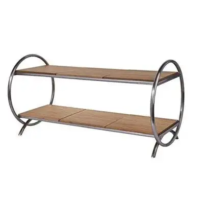 BRAND NEW - Oneida, Buffetware Stainless O-Stand with Bamboo She, View more