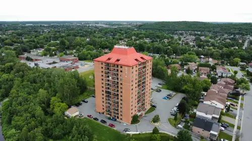 Bonik Tower cannot be missed with its distinctive “Pizza Hut” roof and great spacious suite design a...