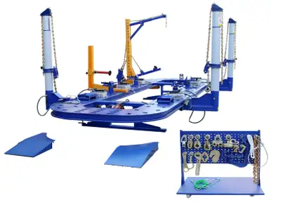 NEW 22 FT 4 TOWER AUTOBODY FRAME PULLER MACHINE & TOOLS 531SLD14, View more