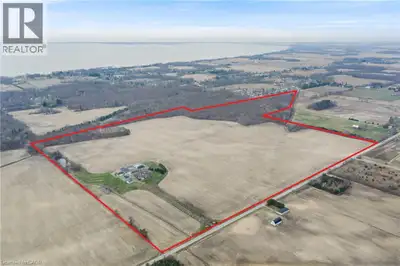 Set back from the road, a maple-lined driveway brings you into a quiet, private farm setting. This 1...