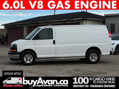 Equipped with a 6.0L V8! This 2018 GMC SAVANA 2500 is a reliable and spacious workvan! With its whit...