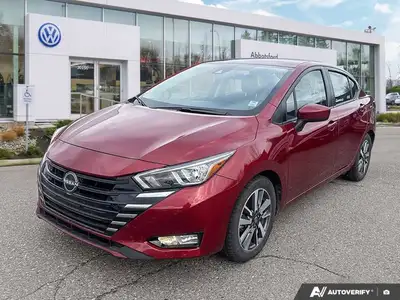 Designed for efficiency and confident urban navigation, this vibrant red 2024 Nissan Versa SV, is yo...